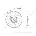 Cooling radiator fans for A4 SEAT EXEO